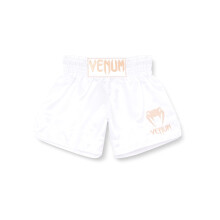 Short de Muay Thai Venum Classic - Blanc/Or - M