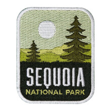 Vagabond Heart Sequoia Nemzeti Park Patch - Sequoia Souvenir - Sequoia Iron On Travel Badge