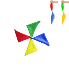 Yahpetes Lot de 2 foulards magiques en soie couleurs changeantes pour tours de magie