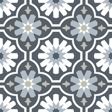 FloorPops FP2944 Sevilla Peel & Stick Floor Tiles, Multicolor