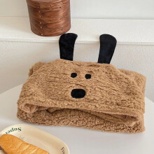 (9) 3 in 1 Cartoon Cloak Blanket Soft Animals Unisex for Adult Coral Velvet Warm Loose Cute Bear Shawl