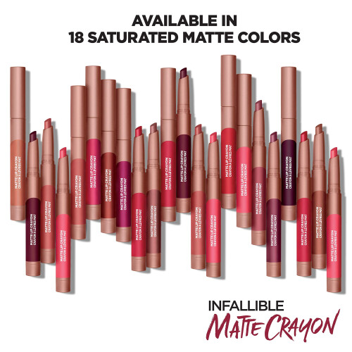 L’Oréal Paris L'Oreal Paris Infallible Matte Lip Crayon, Flirty Toffee (Η συσκευασία μπορεί να διαφέρει) 2