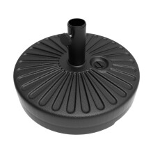 Pure Garden 50-LG1209 Patio Base-50 funt okragly parasol 15-18 czarny