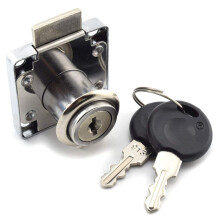 SDTC Tech Lade Slot met Sleutels en Bijpassende Schroeven voor KastKledingkastKantoor Bureau etc. Cilinder Nok Lengte 22 mm
