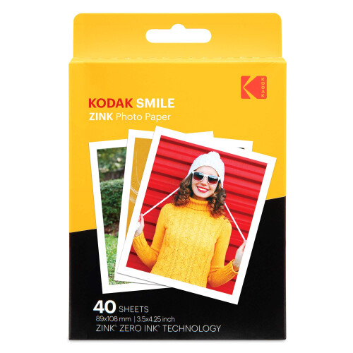 Kodak Kodak 3,5x4,25 polegadas premium zink imprimir papel foto