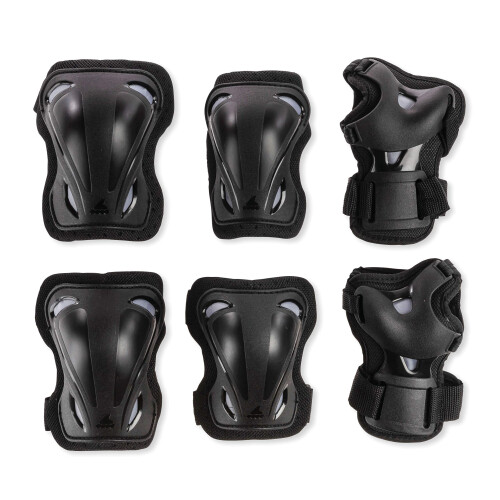Rollerblade Skate Gear 3 Pack Protective Gear  Knee Pads  Elbow Pads a 1