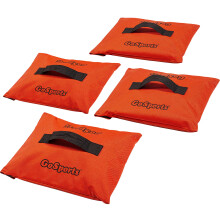 GoSports Sports Net Sandbags Set of 4 Weighted Anchors for Baseball Nets Soccer Goals Golf Nets Football Nets Hockey Nets and More