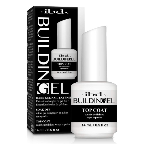 IBD Gel Κατασκευής, Σκληρό Gel Επέκταση Νυχιών, Top Coat, 0.5 oz