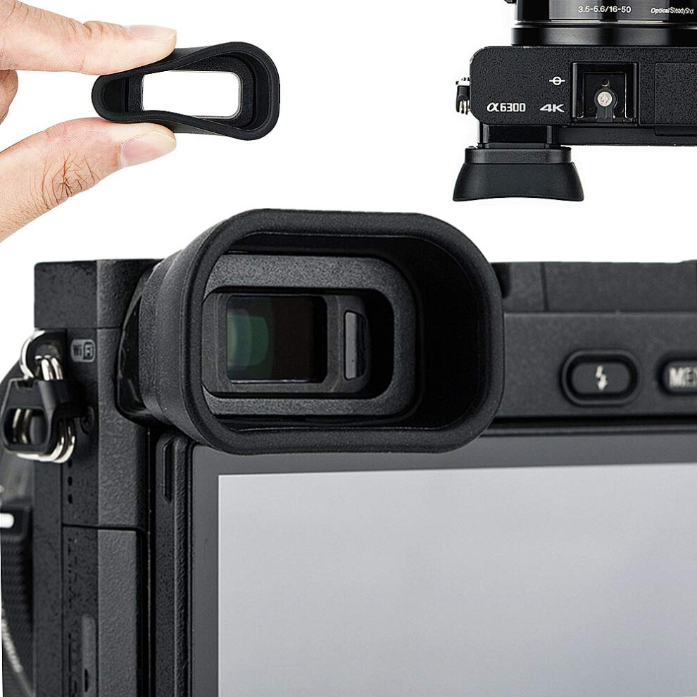 Soft Silicon Camera Viewfinder Eyecup Eyepiece Eyeshade For Sony A6000 A6100 A6300 Eye Cup Protector Replaces Sony Fda-Ep10 6939922204392