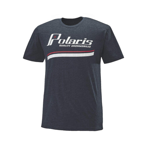 Polaris Snowmobile Ανδρικό T-Shirt Κληρονομιά - 2XL Ναυτικό