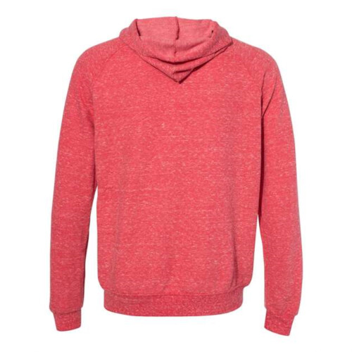 JERZEES Snow Heather French Terry Pullover Kapuzenpullover Rot L 1
