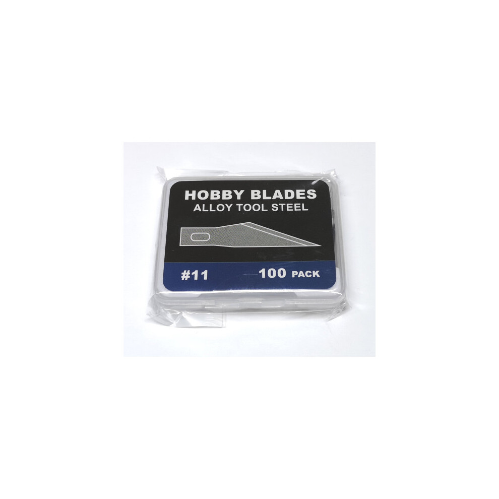 (100 Blades) #11 Blades for X-acto Style Tool Hobby Craft Knife