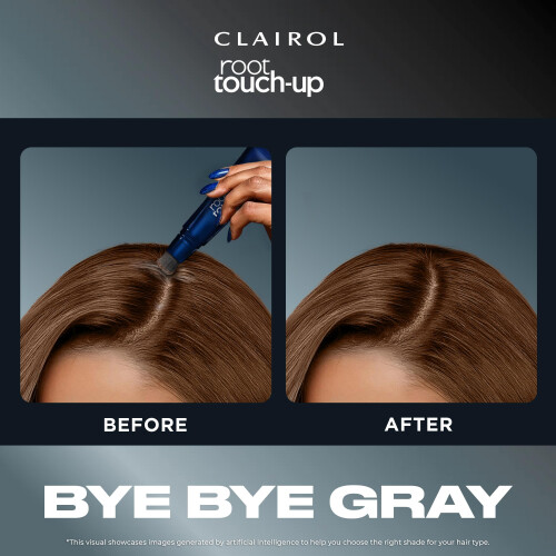 Clairol Clairol Root Touch-Up Semi-Permanent Hårfärg Blending Gel, 5 Medium Brown, 2-pack 2
