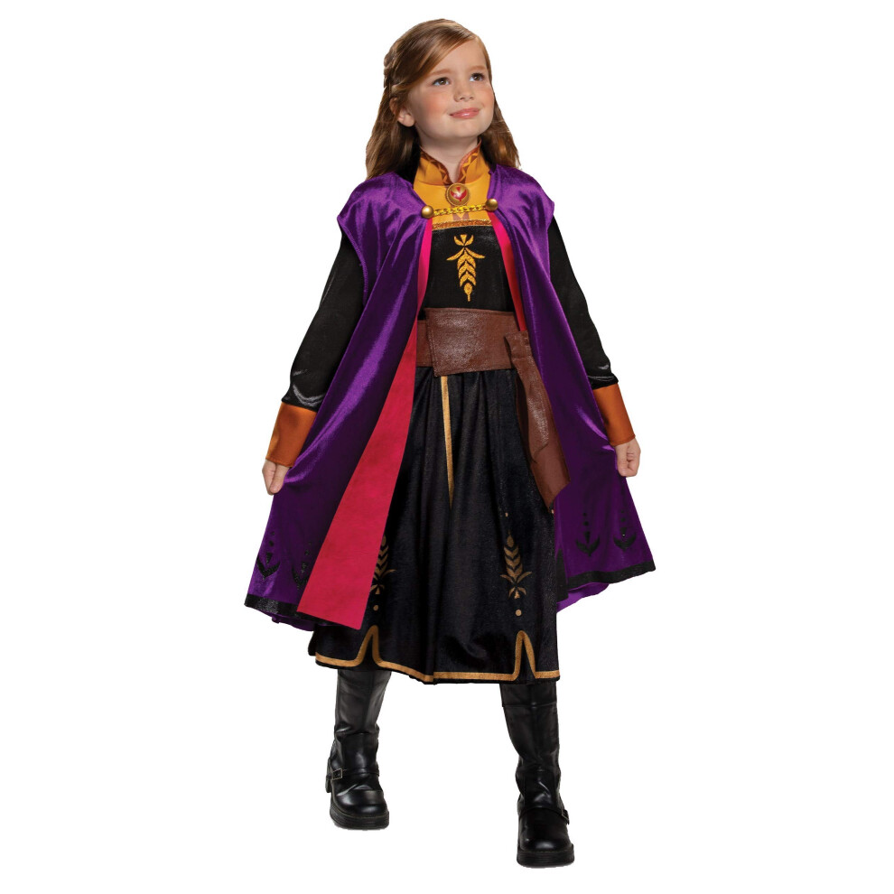 Photos - Fancy Dress Girls Anna Deluxe Costume Frozen 2 Size 10/12