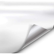 VViViD+ satinfinish Premium selvkl?bende vinylfolie (1 fod x 5 fod (hvid))