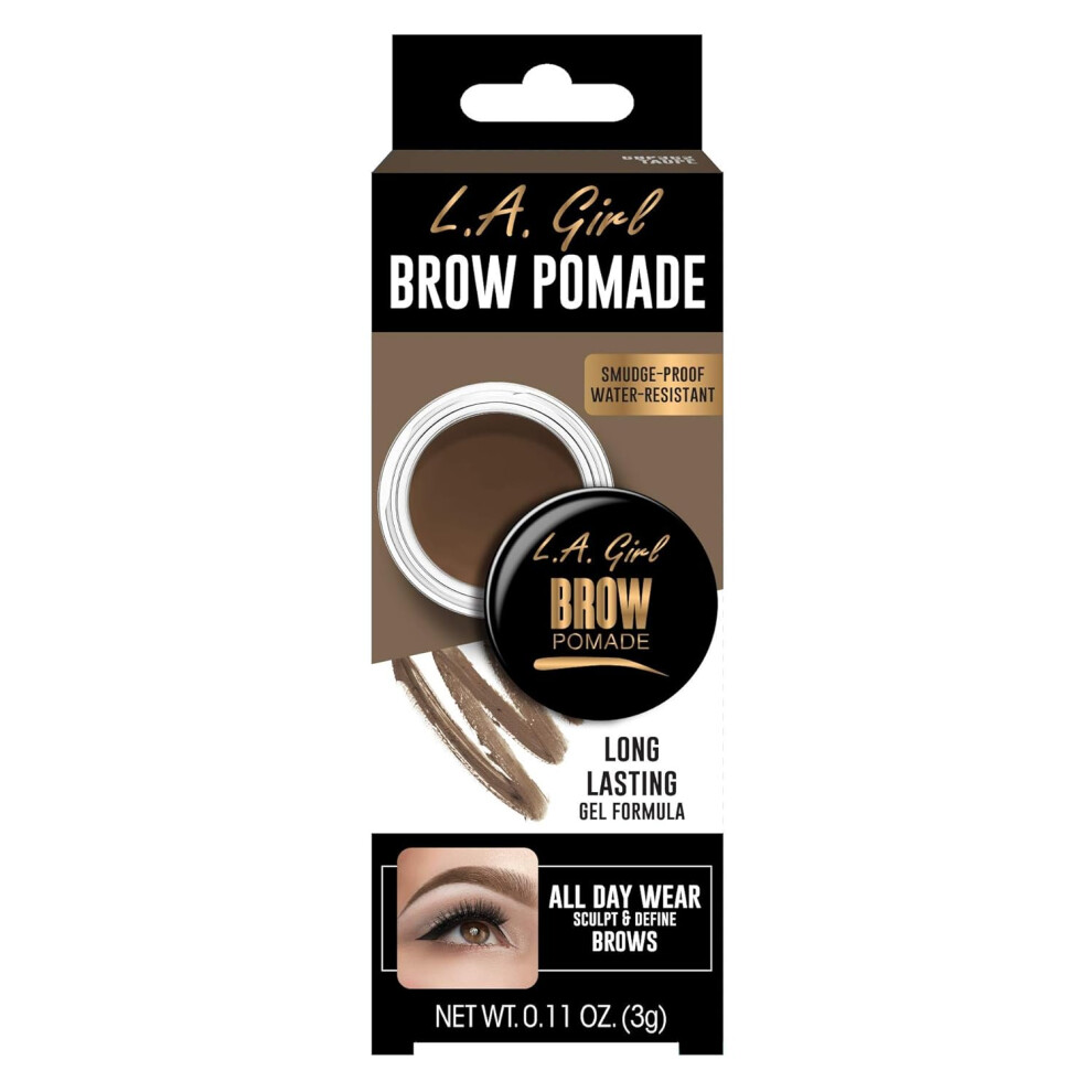 L A Girl Multicoloured L.a. Girl Brow Pomade Taupe Gbp362