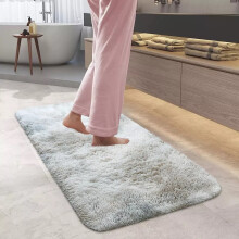 (Tye Dye Silver, 80 x 150cm (2ft 6" x 5ft)) Thick Shaggy Non Slip Rugs Living Room Area Rugs Hallway Runner Round Rugs & Door Mats