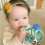 Nuby Nuby Chewy Chums All Silicone Soothing Teether, Whale - 3M+ 2
