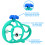 Nuby Nuby Chewy Chums All Silicone Soothing Teether, Whale - 3M+ 3