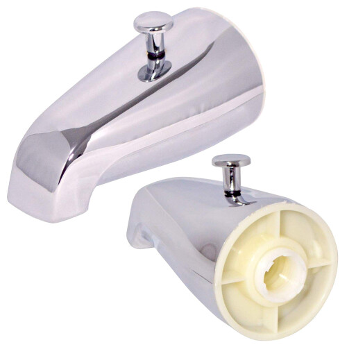 Bec de baignoire avec inverseur push-pull 3/4 po     1/2 po IPS Face B