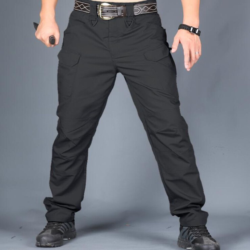 (black, XXXXXXL) City Tactical Cargo Pants Men&apos;s Fighting Multi-pocket Pants Combat Outdoor Sports Trekking Pants Breathable Work Pants Cargo Pants Military Pants