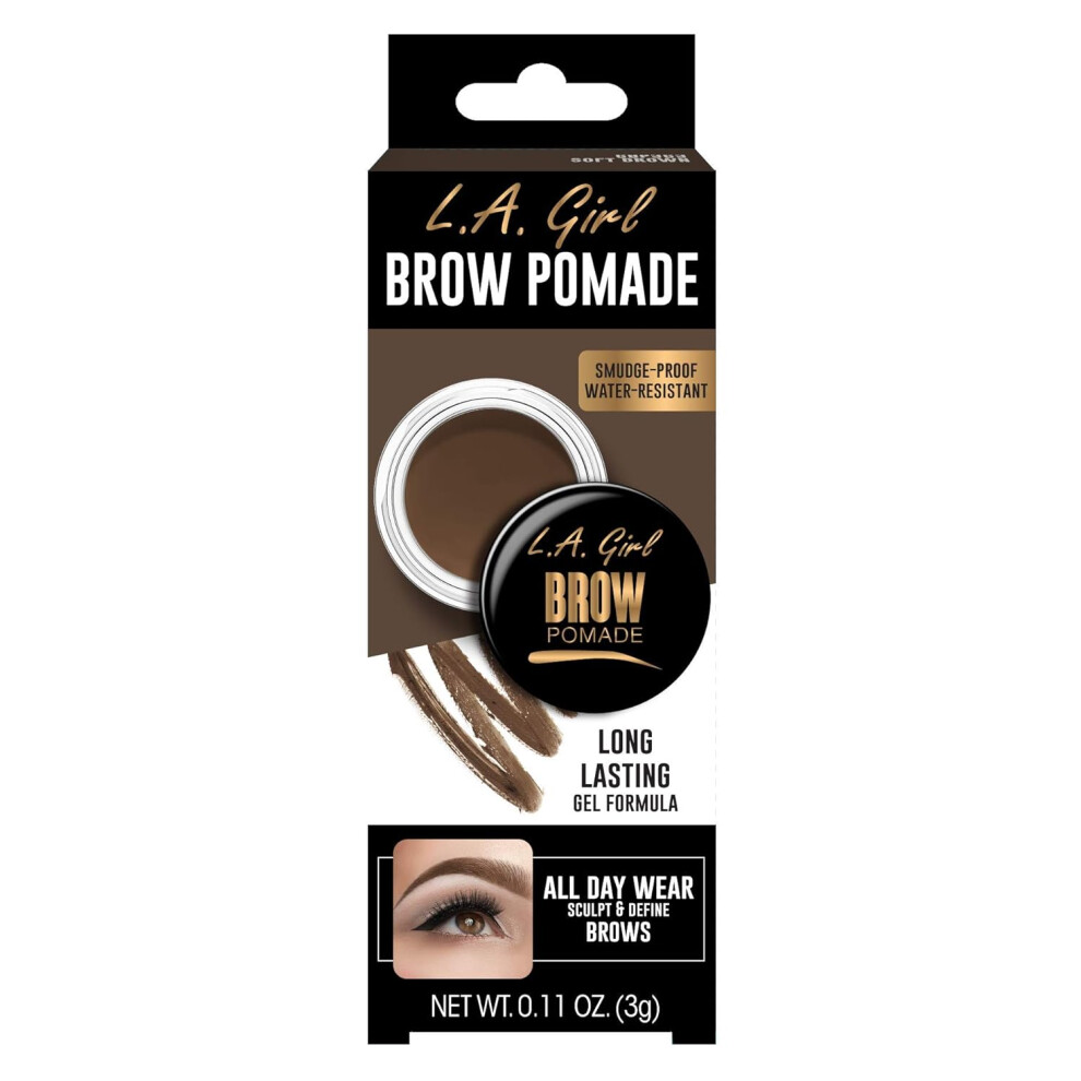 L.a. Girl Multicoloured Brow Pomade Soft Brown Gbp363