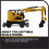 Diecast Masters 1:87 Caterpillar M323F Eisenbahn-Mobilbagger mit 2