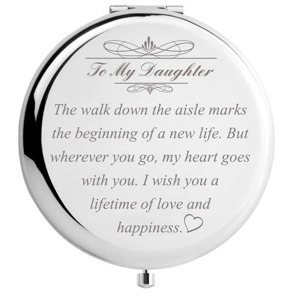 DIDADIC Daughter Wedding Gift from Mom Dad  Bride Gifts for Wedding Da