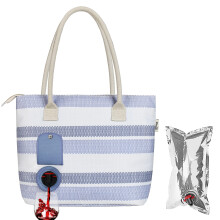 Tirrinia Wine Tote Bag with Hidden Dispenser, Insulated Large Wine Carrying Carrier Set with Wine Bladder, Perfect Wine Gift for Byob, Movie Theater,