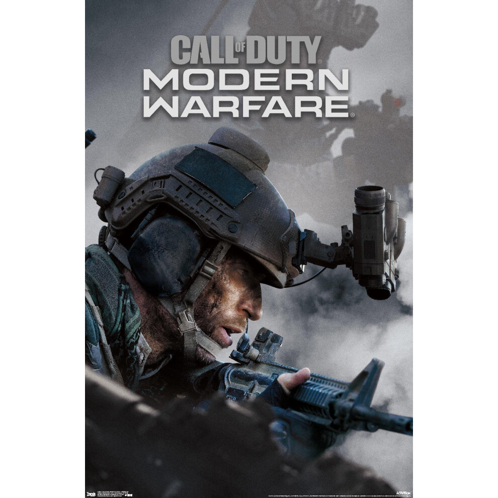 Trends International Call Of Duty: Modern Warfare - Multiplayer-Muurposter 22,375"""" X 34"""" Ongeraamde Versie-image