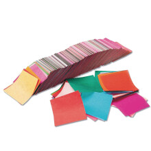 Espectros deluxe hem sangramento de tecidos de arte 25 cores variadas 1-1/2 """" x 1-1/2 """" 2 500 quadrados