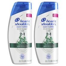 Head & Shoulders Itchy Scalp Care Anti-Dandruff 2-in-1-Shampoo und Conditioner mit Eukalyptus, 23,7 Fl Oz, Doppelpack