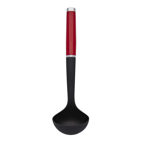 KitchenAid KitchenAid KE006OHERA Klassische Suppenkelle, Einheitsgr    e, Rot, 2 1