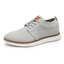 Baskets en maille AirEase Bruno Marc pour homme, chaussures de marche l g res et d contract es, lacets, grises - 42 (Grand-01)