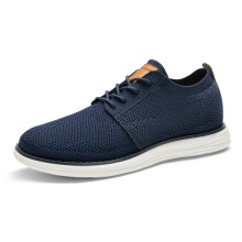 Bruno Marc Mens AirEase? Mesh Sneakers Oxfords Lace-Up Lightweight Casual Walking Shoes 1/Dark/Blue - 10.5Grand-01