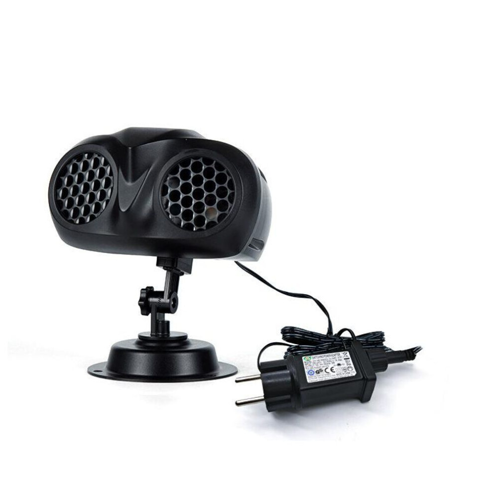 (black, US Plug-1pc) Christmas Dynamic Snowflake Projector Lights Outdoor, Owl Shape Apperance Design, Ip65 Waterproof Indoor And Outdoor Snowfall Landscape Light For Xmas