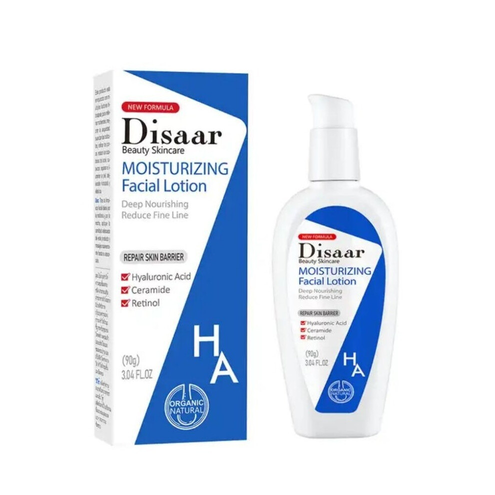 Disaar Facial Lotion for Women Long Lasting Moisturizing Ceramide Collagen Retinol Face & Body Lotions - 90g