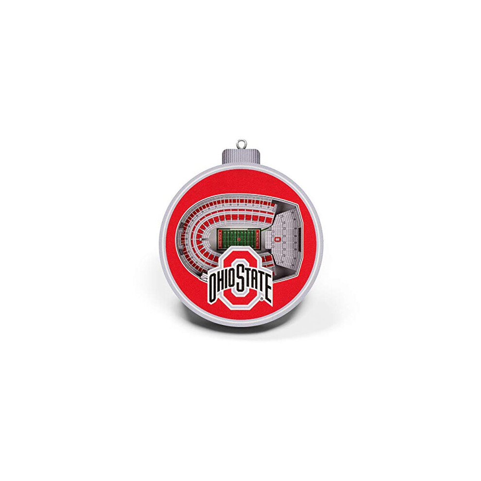 Youthefan Ncaa Ohio State Buckeyes 3D-Stadionansicht-Ornament Ohio Stadi-image