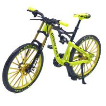 Ailejia Mini Ornamento Bici da Corsa Veicoli Mountain Finger Moto Modello Decorativo (S-Verde)