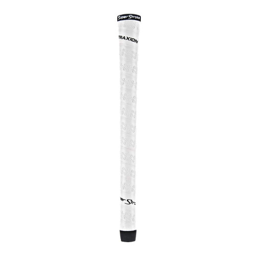 SuperStroke Traxion Wrap Gold Schl  gergriff Wei   (Mittelgro  ) | Advanced Su