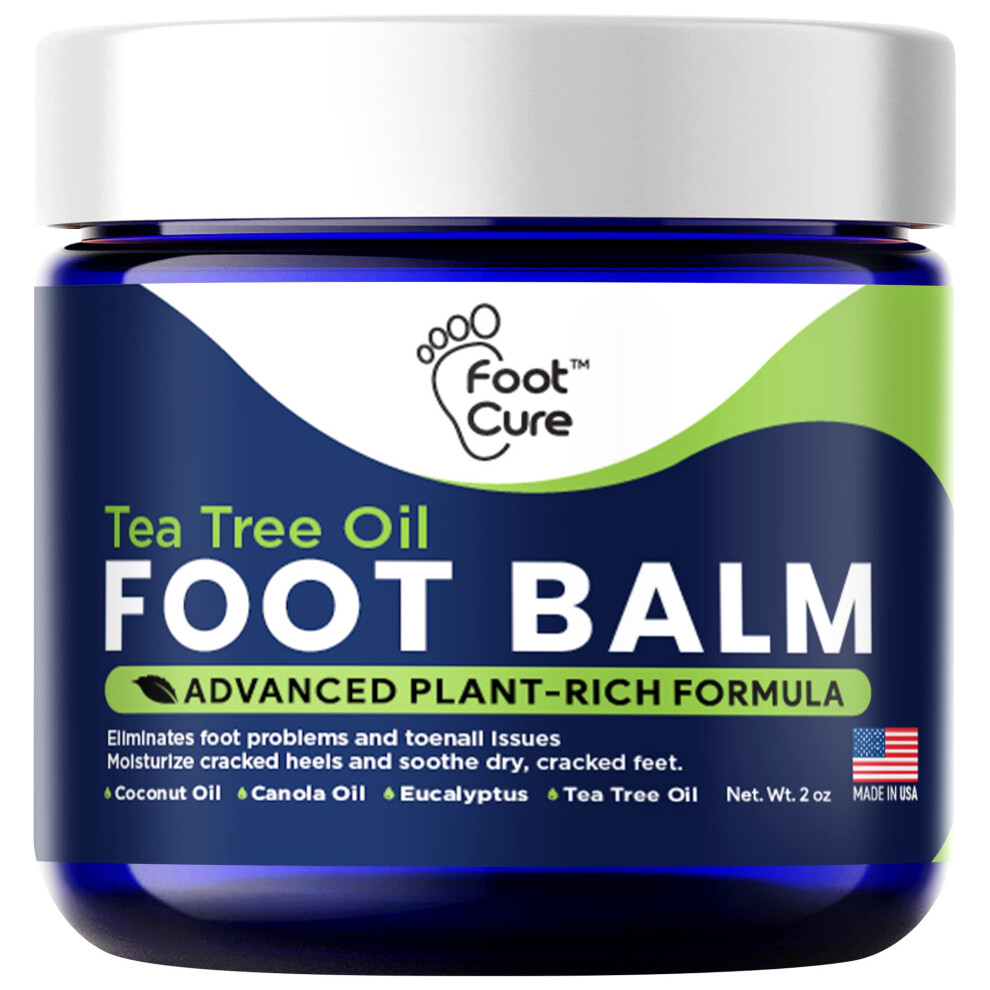 Tea Tree Oil Foot Balm - Foot Moisturizer For Dry Cracked Feet - Insta