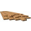 Bois de teck Whitecap 60811 - 1/2"""" x 1-3/4"""" x 30"""" 1