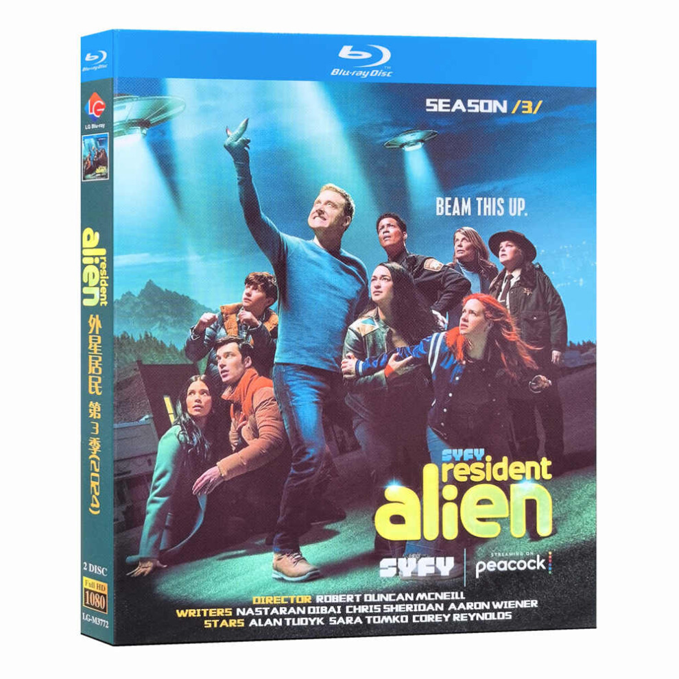 Azip Resident Alien Season 3 (2024) Blu-Ray 1080P Bd