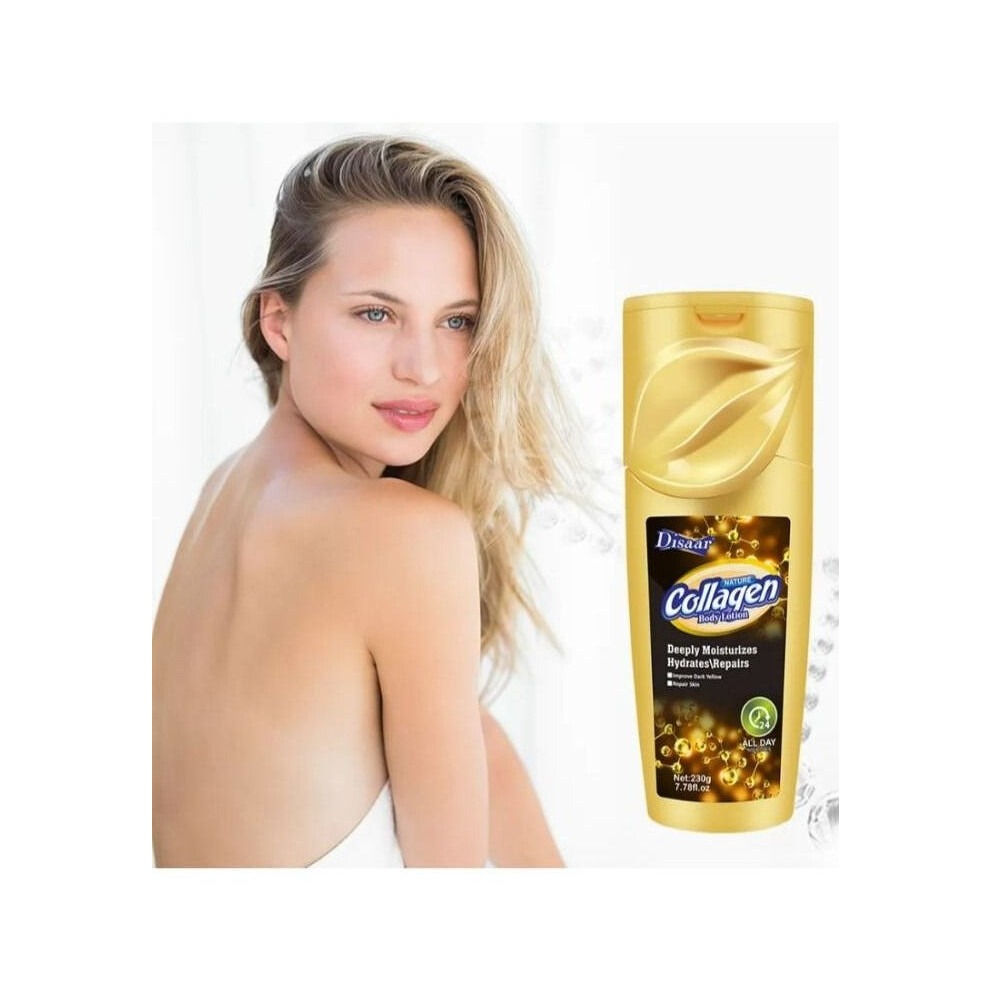 Disaar Collagen Body Lotion Skin Revitalizing & Hydrating Formula for Soft, Smooth Skin - 230g