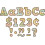 TRAVEL MAP BOLD BLOCK 4IN LETTERS 1