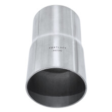 Fortluft universal dorn udst?dningsb?jningsr?r og albue rustfrit st?l (forl?ngelsesr?r 2.25 ''/57mm)