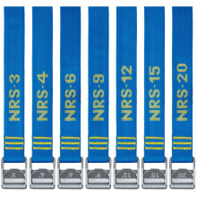 NRS 1,5""-Hochleistungsgurte, 20 Fu-Paar, ikonisches Blau