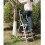 Gr8 Home 3 Step Ladder Folding Stool Steel Non Slip Foldable With Handrail 4