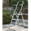Gr8 Home 3 Step Ladder Folding Stool Steel Non Slip Foldable With Handrail 5