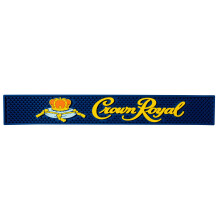 Crown Royal Canadian Whiskey Long Bar Mat Spill Mat Rail Gotejamento - 23,5 x 3,5